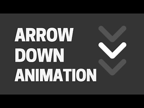 Arrow Down Animation | HTML & CSS