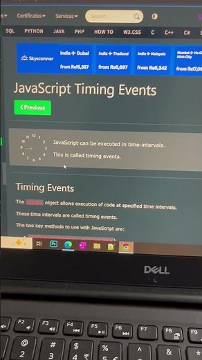 JavaScript Timing Events Explained | setTimeout & setInterval #javascript