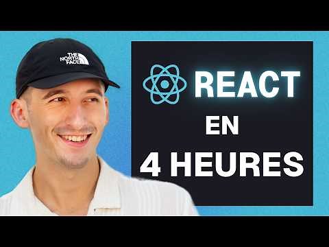 React in 4 hours : full tutorial 2025