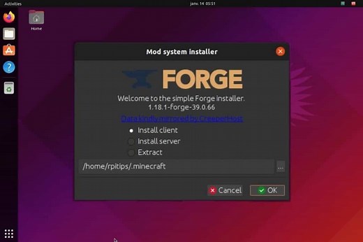How to Install Minecraft Forge on Linux? (Illustrated Guide)