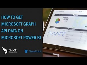 How to get Microsoft Graph API data on Microsoft Power BI