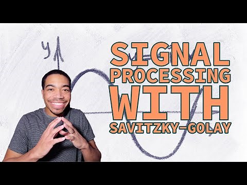Analytical Signal Processing Tutorial Using Savitzky-Golay from Python Scipy