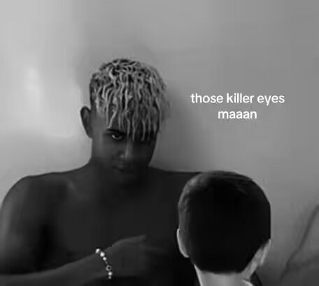 Why hide those hunter eyes man?