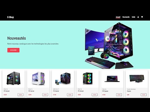 🛍️Comment créer un Site Web E-commerce🛒 | HTML & CSS