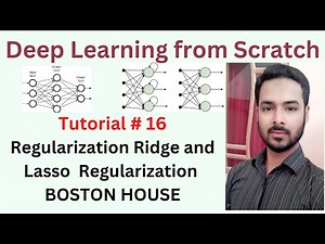 Tutorial 16: Regularization Ridge and Lasso Regression using Python | Regularization BOSTON HOUSE