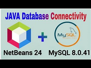How to Connect MySQL 8.0.41 & Java NetBeans IDE 24 Using Connector-J Driver || JDBC in Java