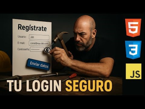 LOGIN y REGISTRO con HTML5 y CSS3 — Episodio 1: Siguiente nivel JAVASCRIPT y backend con PHP + MySQL