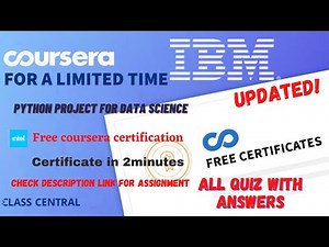 Python Project for Data Science, All Quiz Answers.#coursera #learning #learner #quiz #quizzes #mr