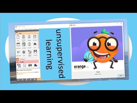 Unsupervised Learning | Analysis using Orange