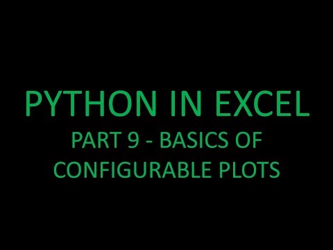 Python in Excel! Part 9 - Basics of configurable plots! 🐍📊