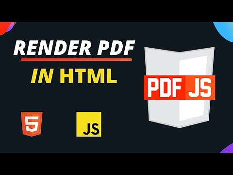 Create A Custom PDF Viewer Web App With JavaScript - PDFJS