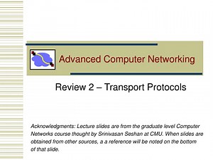 Understanding Transport Protocols: A Graduate-Level Overview - SlideServe