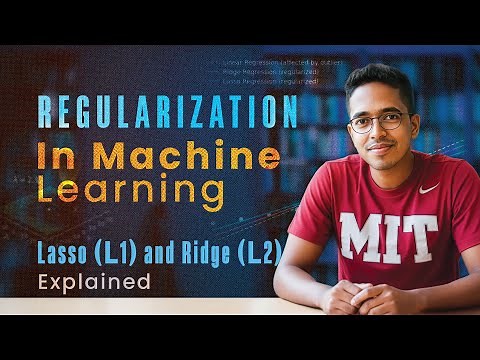 Regularization in ML explained simply | Lasso (L1) and Ridge (L2) | Foundations for ML [Lecture 27]
