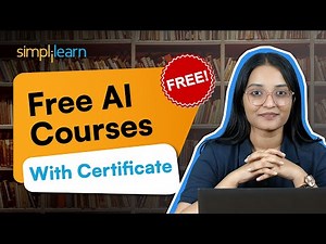 FREE AI Courses With Certificate | AI Courses to For Beginners in 2026 | Learn AI 2026 | Simplilearn
