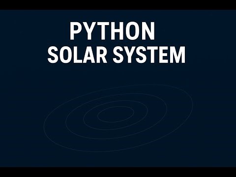 Solar System Simulation in Python 🌞🪐