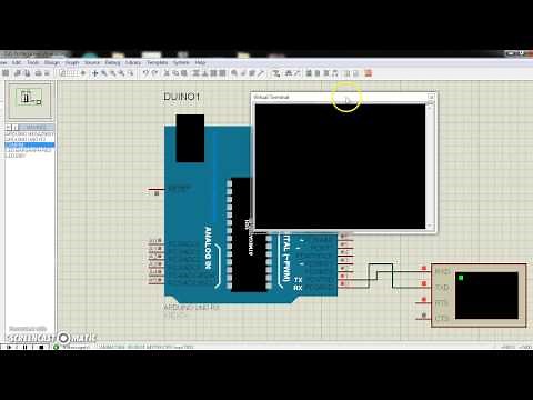 Tutorial :(USART) Arduino serial.read() using proteus