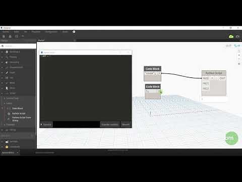 DYNAMO+PYTHON. Nodo Python Script