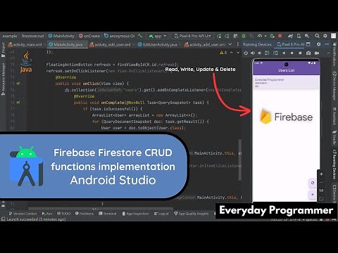 How to Implement Firestore Database and CRUD Functions in Android Studio