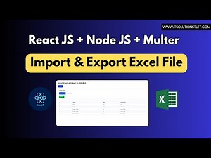 React Node.js Excel Import Export Tutorial