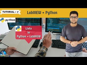Labview + Python | Tutorial 7 Lists Methods in Python with Labview | LabVIEW + Python Series