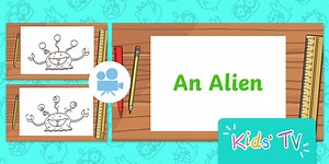How to Draw an Alien - How to Draw - Twinkl Kids' TV