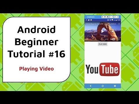 Android Beginner Tutorial #16 - Play YouTube Videos using Android Player API in Android Studio