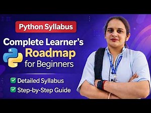 Python Full Course for Beginners 2026 | Complete Roadmap & Syllabus