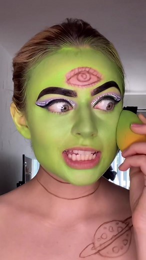 Toy Story Alien Makeup Tutorial