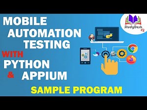 Sample Application Testing | Mobile Automation Testing With Appium And Python | StudyDesk4U