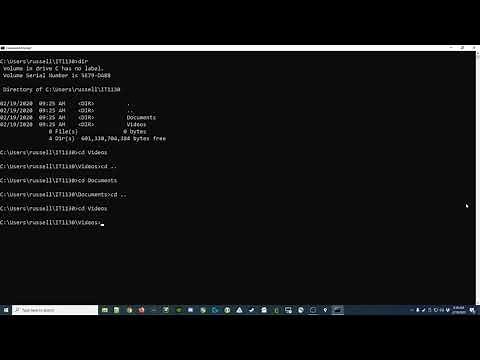 [044] Windows Command Prompt - Navigating the file system