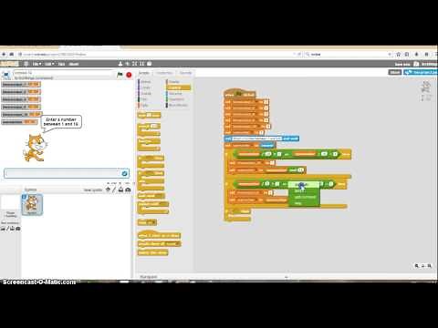 Decimal Number to Binary Program in Scratch