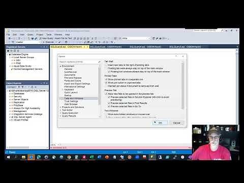 SSMS - how to organize your query tabs with one checkbox