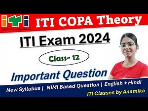 ITI COPA Theory Class-12 | Javascript part -2 | Impoertant question for exam 2024 | ITI EXAM 2024