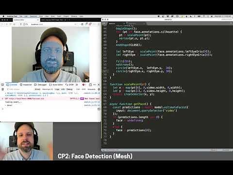 CP2: Face Mesh Detection in p5.js
