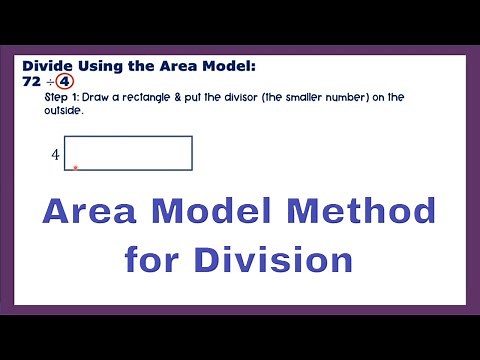 Division Using Area Models - 4th Grade Math