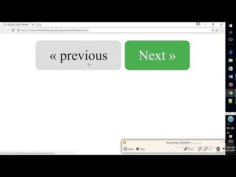 How To Create Next and Previous Buttons PART 1