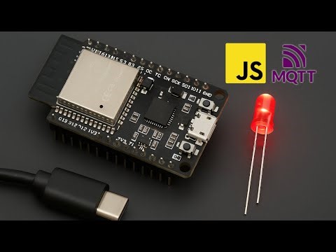 Espruino: ESP32 IoT with JavaScript | LED blinking and MQTT practical example directly in the Web...
