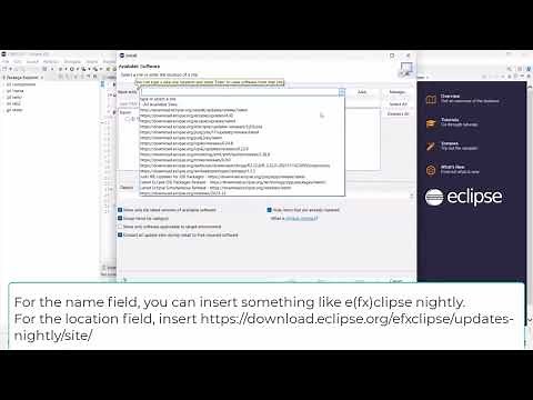 Installing JavaFX and Scene Builder on Eclipse 2024