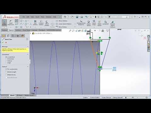 How to make threads in SOLIDWORKS