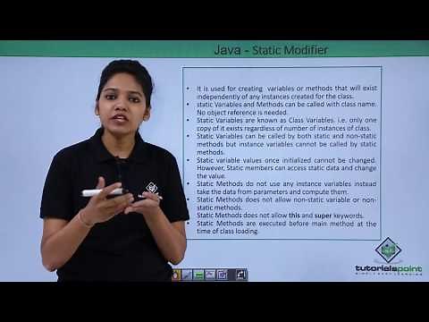 Java - Static Modifier