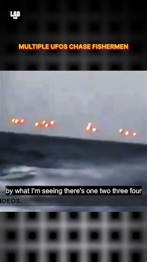 Shocking Footage: Multiple UFOs Caught On Camera Chasing Fishermen! #shorts #lab360 #alien #trending