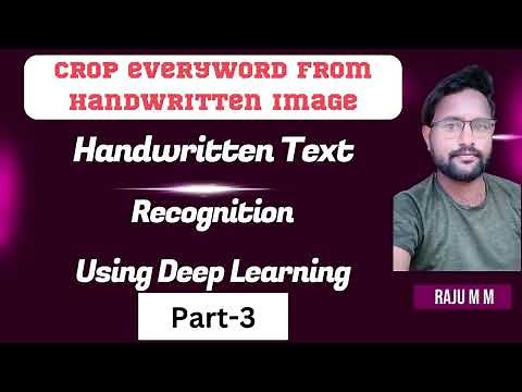 Handwritten text extraction from image using python then detect text using deeplearning model