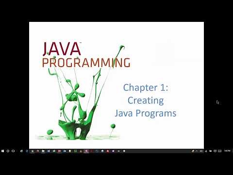 Java Programming 1 - Chapter 1 Lecture part 1