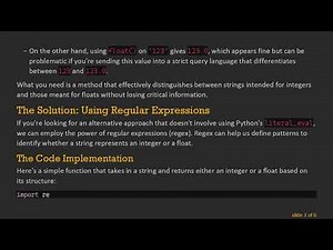 Converting Strings to Numbers in Python: Float or Int?