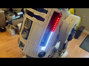 R2D2 WS2812b LED strips - Arduino animations with FAST LED Library