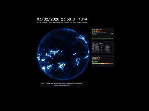 Sun 24 Hour Timelapse All Wavelengths | March 02, 2026
