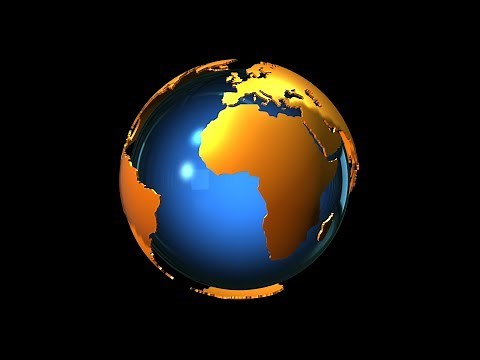 World Globe 3D Animation | Alpha - Loop