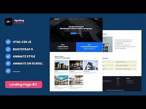 Membuat Website REAL ESTATE dengan BOOTSTRAP 5 - Landing Page Projects #2