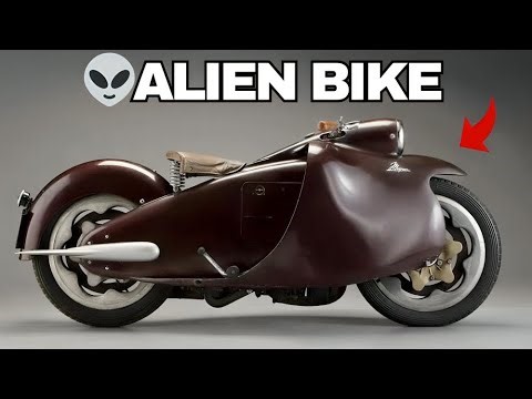 👽1947 Moto Major 350: The Bizarre Forkless Motorcycle That Looks Totally Alien 🔧