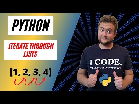 How To Iterate Through A List In Python